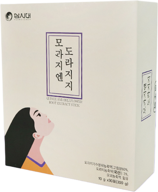 도라지 오미자 모과 배 배합 모과지앤 도라지지 스틱형, 300g, 1박스