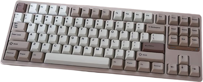 [스마트박스]TickType EVO80 기계식 키보드 3모드 2.4G 블루투스 HiFi 완제품 사무용 게임용 키보드, 우유축, 스프레이 우유화이트