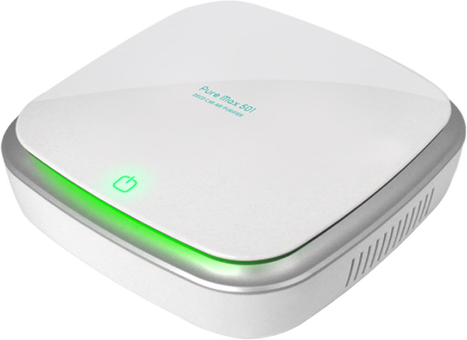 데코 PM501 미니 실내 및 차량용 공기청정기 (H11 헤파필터) (화이트)