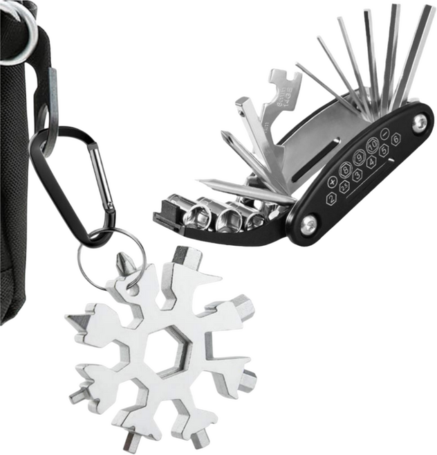 오브젝티브 휴대용 육각렌치 자전거 눈꽃 가구 DIY, 1개