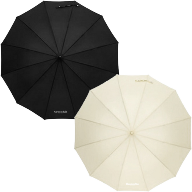 크로커다일 튼튼한 자동 장우산 2개