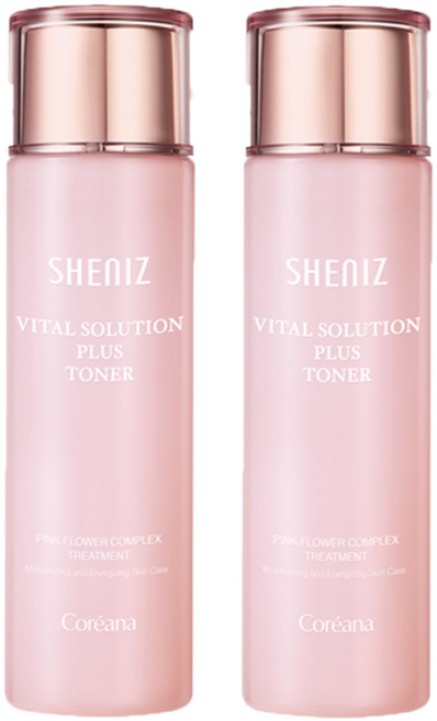코리아나 쉬니즈 바이탈 솔루션 플러스 토너, 2개, 150ml