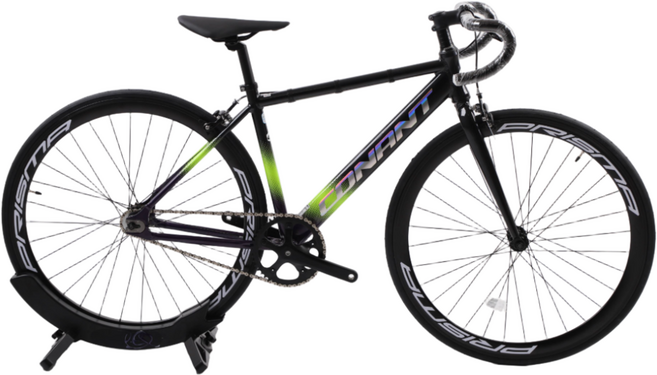24 지오닉스 코난트 프리즈마 픽시 자전거 Geoniks, 1개, 430cm, 블랙/그린