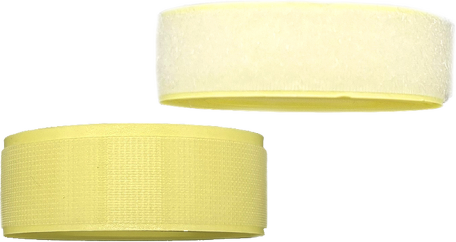 폭 1.5cm 국산 고급 부드러운 신형 사출 접착 벨크로테이프, 투명거칠이 l 흰색보들이 세트, 각 3미터씩, 1개