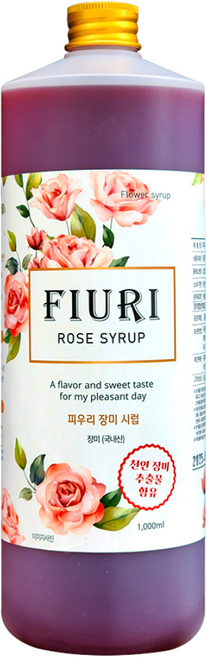 올차 장미시럽 농축액, 1개, 1개, 1개입, 1L