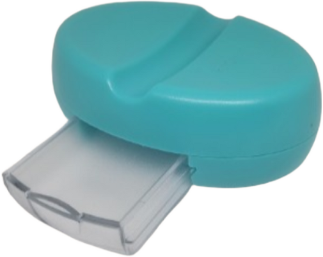 셀고 핀보관 케이스가 달린 시침핀정리 자석홀더, 1개, 그린