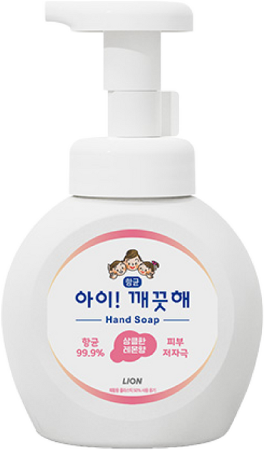 아이깨끗해 핸드워시 용기형 레몬향, 250ml, 18개