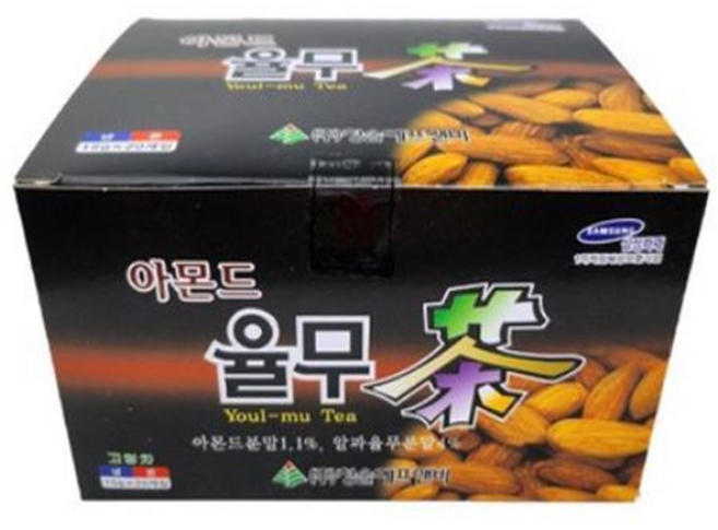 청솔 아몬드율무차 20포, 5개, 20개입, 15g
