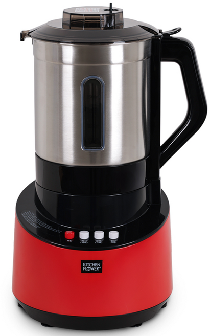 25년최신형 키친플라워 대용량 4.5L 스텐 믹서기 KMX-R4509 레드, KMX-R4509 (레드)
