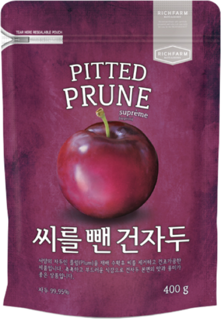 리치팜너트 건자두 400g, 9개