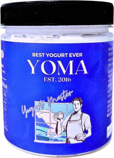 <수제/당일발송>요거트마스터(요마) 산미 없이 고소한 우유향 풍미 꾸덕한 하드 무가당 그릭 요거트 500g, 2개