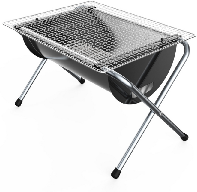 밥캠핑 엑스그릴 접이식 화로대 불멍 장작 숯불 바베큐그릴, 1개