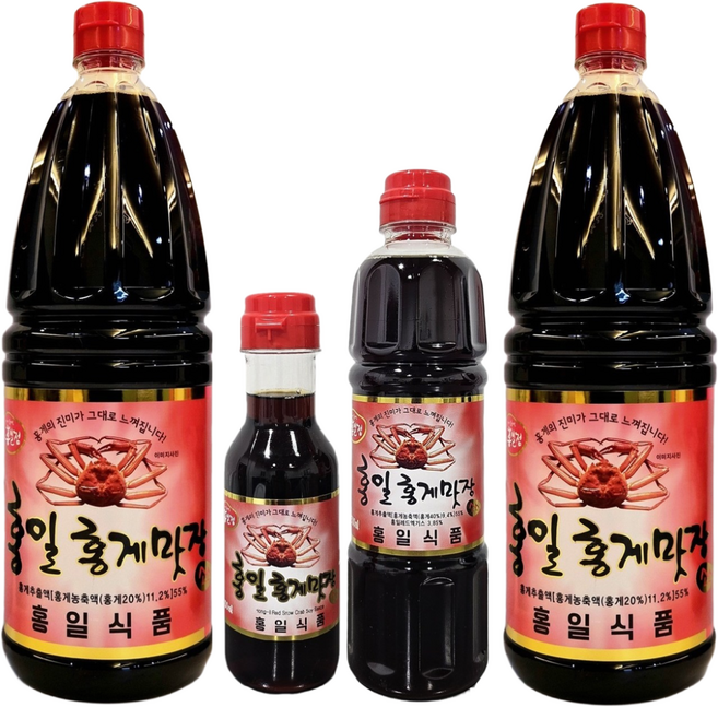 [홍일] 홍게맛장소스 1.8리터 2 + 맛장700미리 홍일식품, 1.8L, 2개