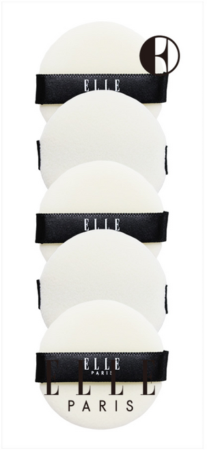ELLE PARIS 국내산 파우더 미니 퍼프 5p, 1개, 무량