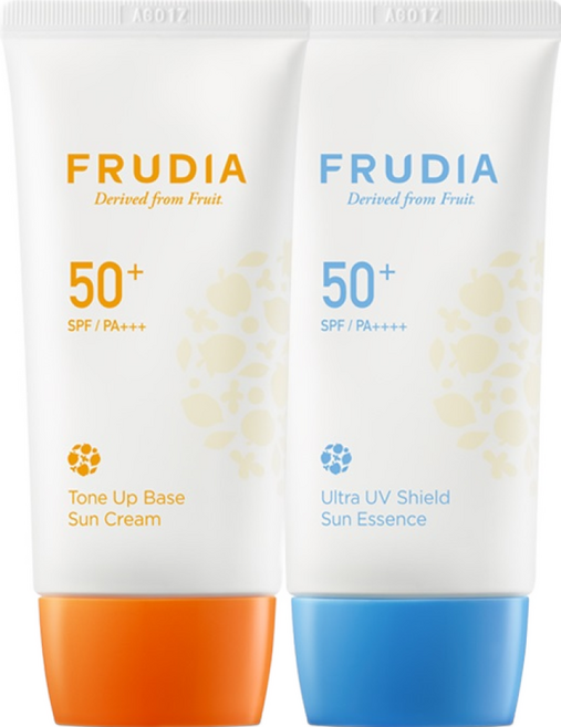 [1+1 세트] 후르디아 톤업 베이스 선크림 + 울트라 UV 쉴드 에센스