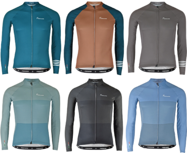 포메라 이태리원단 자전거의류 노멀 남/여 긴팔져지 / 이태리원단