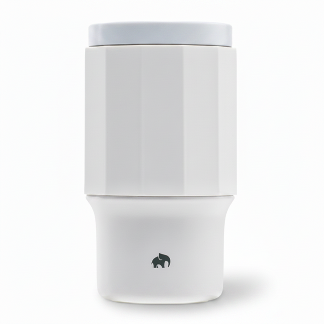 [캔 500ml 호환] 디트레 인서트 텀블러 캔쿨러, 1개, 550ml, 매트화이트