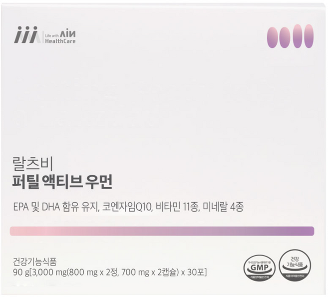 랄츠비 퍼틸액티브우먼 예비엄마 임신준비 멀티비타민, 1개, 30회분