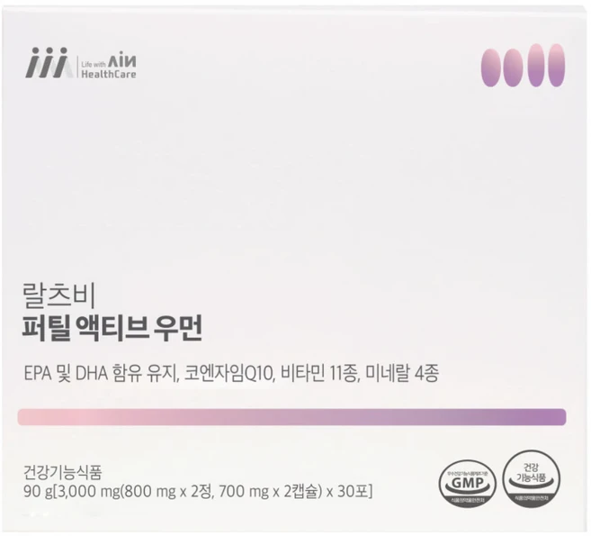 랄츠비 퍼틸액티브우먼 예비엄마 임신준비 멀티비타민, 1개, 30회분 - 쿠팡
