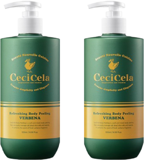 쎄씨쎌라 리프레싱 바디필링, 500ml, 2개