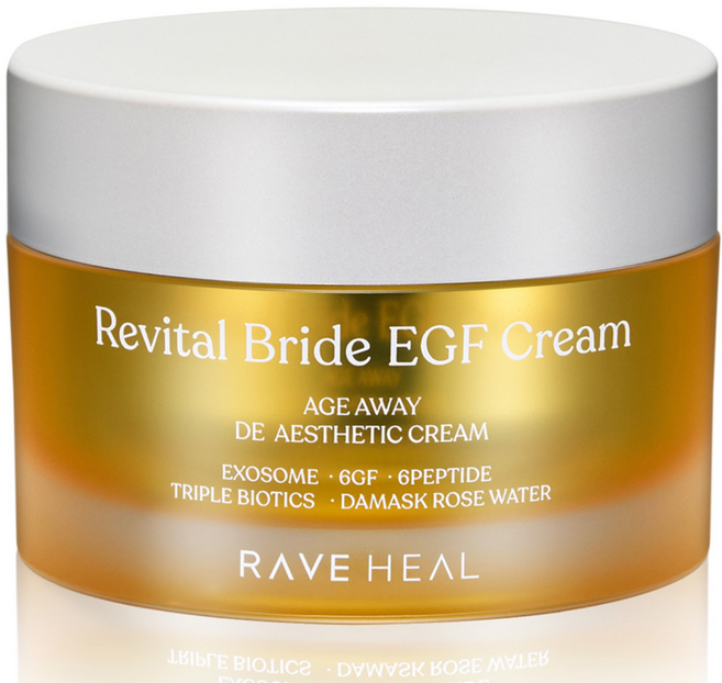레이브힐 10ppm EGF 리얼 재생크림 피부과 시술 후 진정 장벽 탄력 주름크림, 1개, 50ml