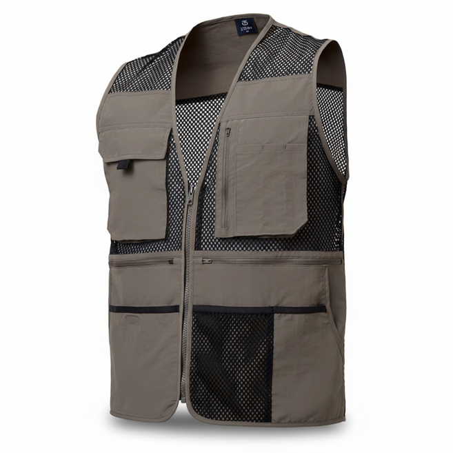 ZB-V2027 지벤 다양한 포켓기능 봄 여름 메쉬 작업 베스트 조끼