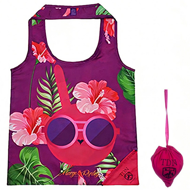 접이식 에코백 휴대용 폴딩백 마트장바구니 초경량 다용도가방 티디앤