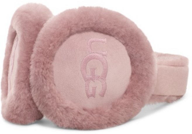 [국내매장판] 어그 UGG 엠브로이더드 로고 이어머프 / 여성 양모 귀마개