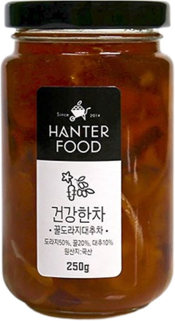한터식품 꿀도라지대추차250g, 250g, 1개, 1개입