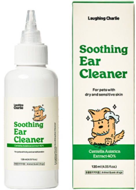 래핑찰리 강아지 수딩 이어 클리너, 120ml, 1개