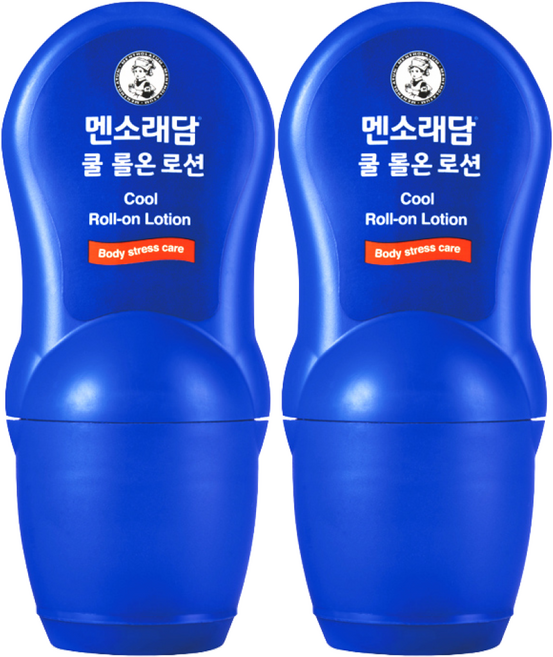 멘소래담 쿨 롤 온 바디로션, 50ml, 2개