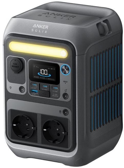 앤커 솔릭스 C300 90000mAh 360W 파워 스테이션, 그레이, A1722