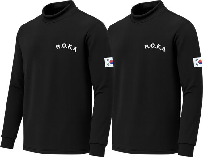 2장세트 유니미스 남성 로카 반폴라 기모 융털 겨울 긴팔티셔츠