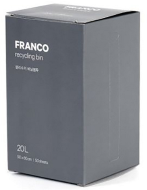 프랑코홈 분리수거 비닐봉투 50p, 20L, 1개