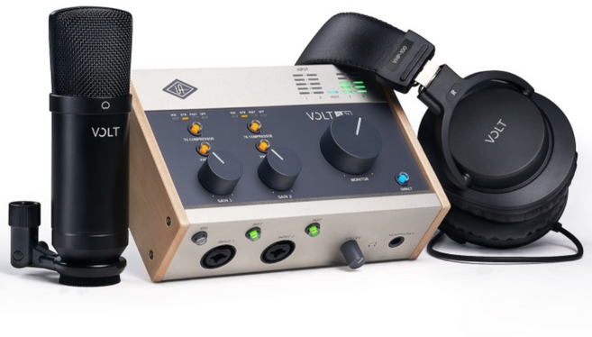 [기어라운지 정품] Universal Audio Volt 276 Studio Pack 유니버셜 오디오 인터페이스 + 마이크 & 헤드폰 오인페 세트