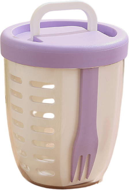 바이온뉴 다이어트 과일 도시락 용기, 1개, 퍼플