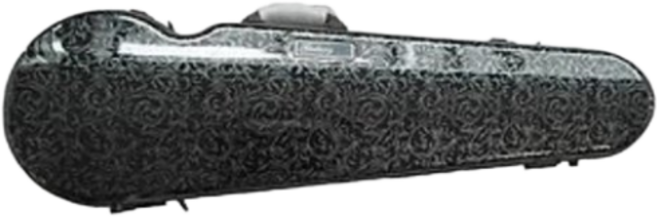 갤럭시 바이올린 케이스 삼각 하이테크 장미무늬, 1개