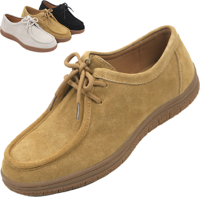 신사야 가죽 스웨이드 왈라비 더비로퍼 25S068