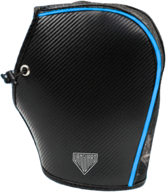 뱅가드 블루샤크 카본 여름토시 오토바이 핸들토시 여름 방수토시 바이크 쿨토시 핸들커버, 블랙