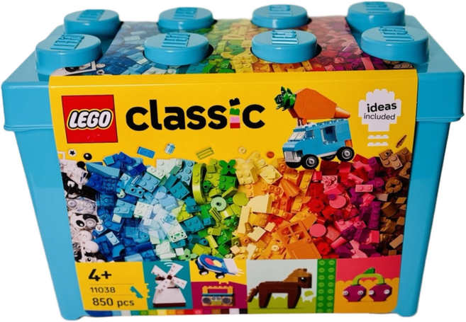 레고 클래식 창의력 쑥쑥 브릭 박스 혼합색상 1개 DX5898