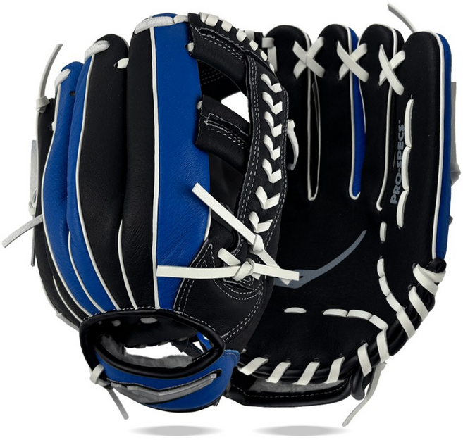 프로스펙스 엔트리 내야 글러브 초보 입문용 돈피 11.75인치, 1개, T블랙/블루/화이트