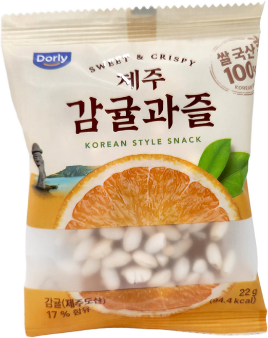 코스트코 돌리 제주감귤과즐 한과 귤, 10개, 22g