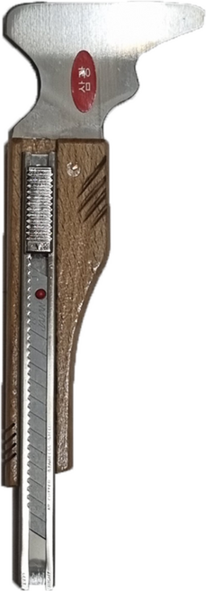 삼광 시공칼 우드시공칼 인테리어필름 시트지 시공전문가용, 삼광-나무, 일자형