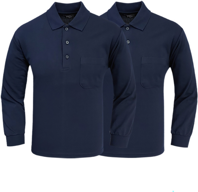 1+1 나인앤나인 30수 PKG 긴팔 카라티 작업복 단체복 데일리룩 봄가을