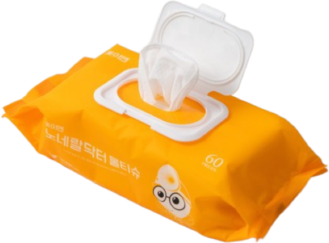 미이앤노네랄닥터 물티슈 1개, 60매, 55g