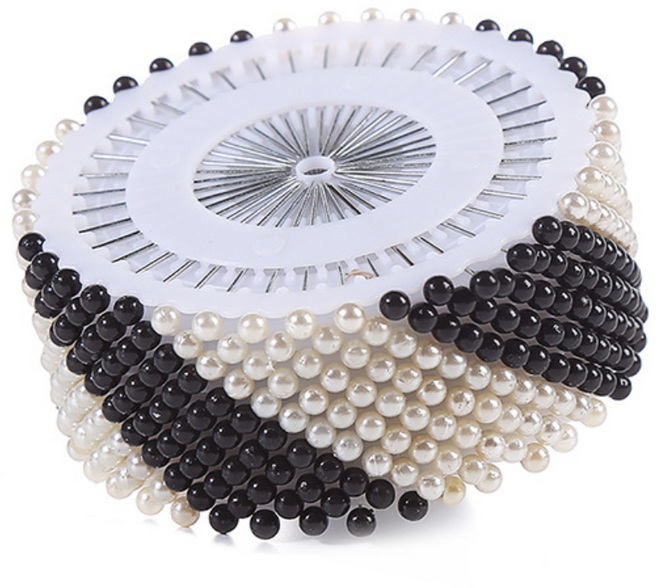 (구슬핀 40P -12SET ), 화이트(20P)+블랙(20P), 12세트