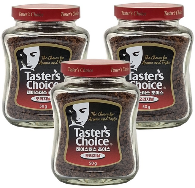 테이스터스초이스 원두커피믹스 병 오리지날, 50g, 1개입, 3개