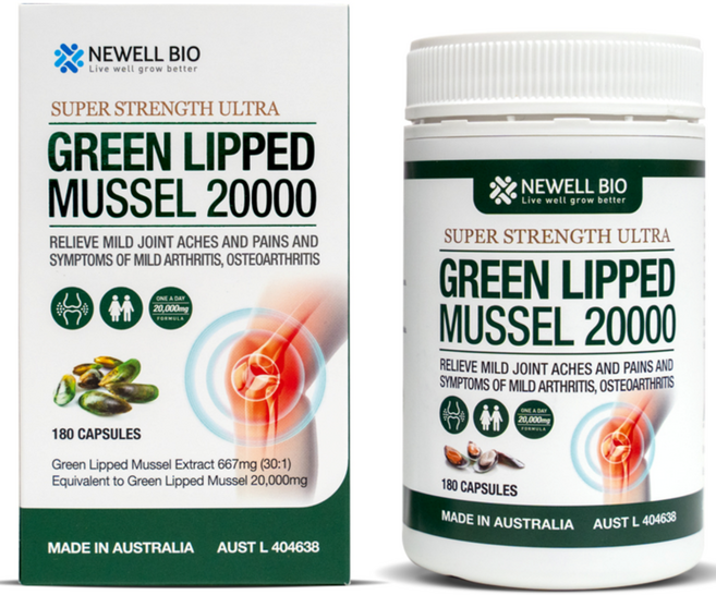 뉴웰바이오 뉴질랜드 초록입 홍합 초록 푸른 그린머슬 20000mg 1+1 특가상품, 1개, 360정