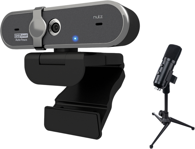 너츠 2K 고화질 웹캠 QHD1944, QHD1944+NM-100A