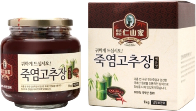 없음 인산가 죽염고추장 매운맛 1kg ( 국내산 콩 사용), 1개